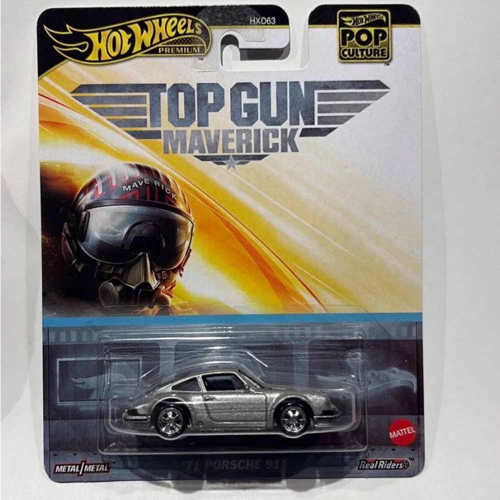 2025 Hot Wheels Premium Pop Culture Top Gun Maverick '71 Porsche 911 Diecast Car